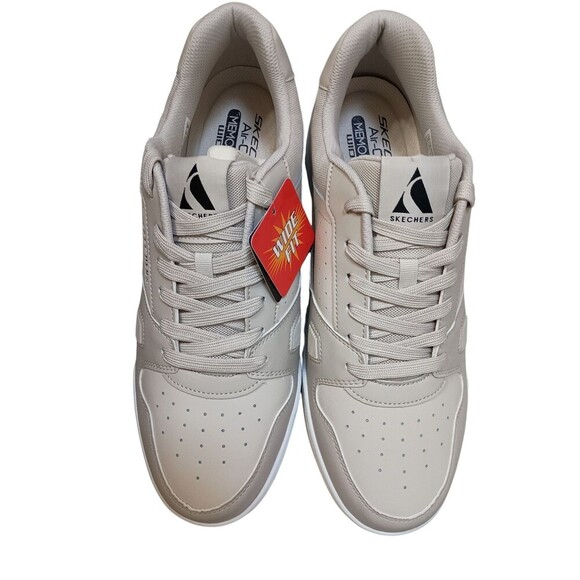 Skechers Koopa Tiebreak Sneakers Mens 13W Off White Lace Up Memory Foam Comfort - Picture 2 of 11